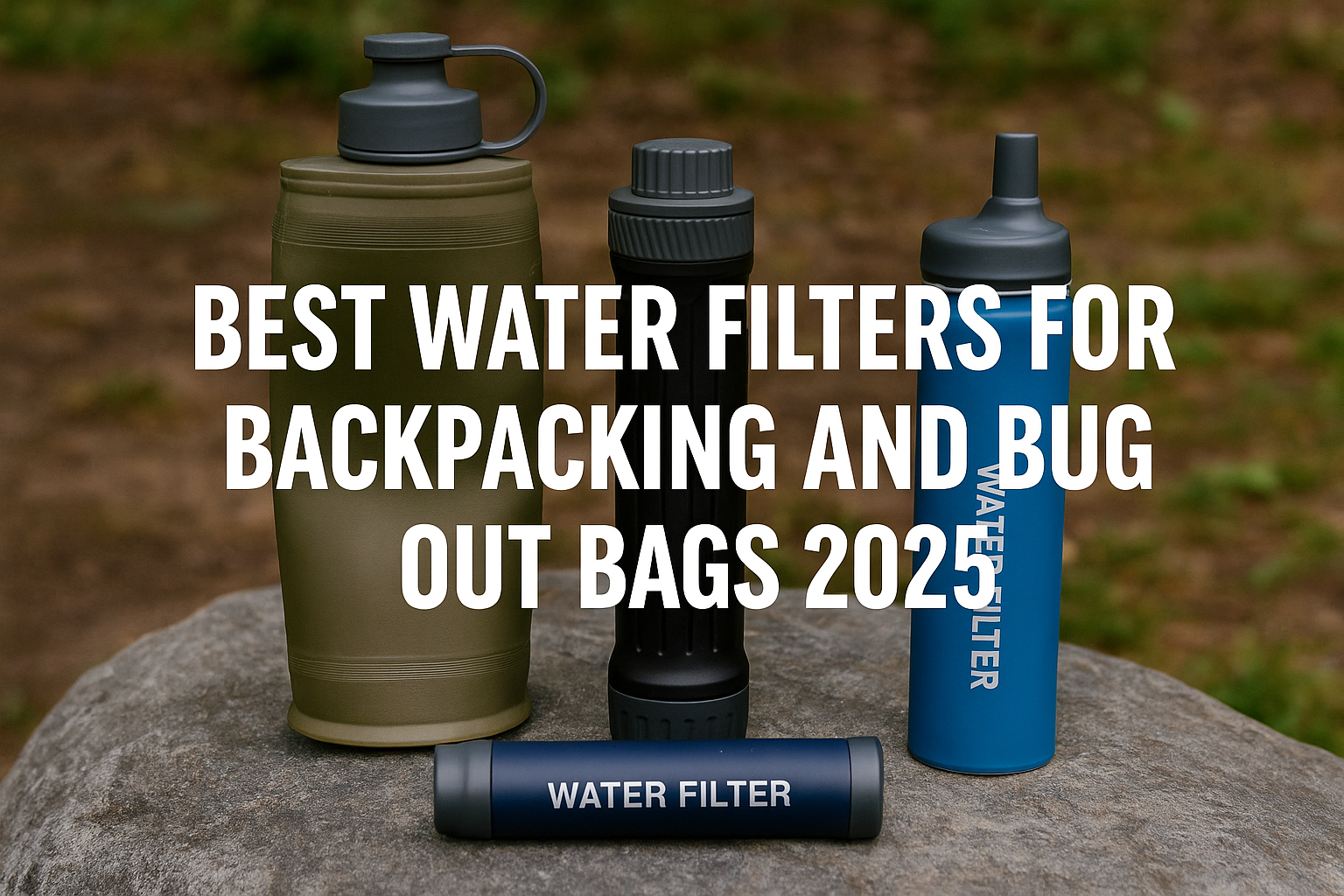 Best Water Filters for Backpacking and Bug Out Bags 2025